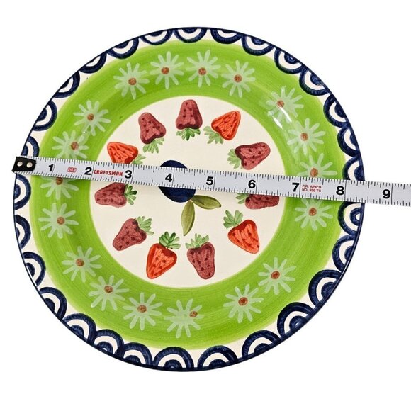 Pfaltzgraff Sommersby Strawberry 8.5”Stoneware Salad Luncheon Plates Set of 4 - Picture 6 of 16